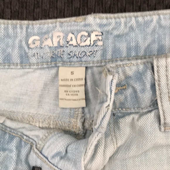 Garage Favourite Shorty Jean Shorts - Picture 2 of 3